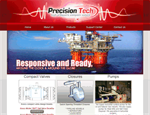 Tablet Screenshot of precisiontechllc.com